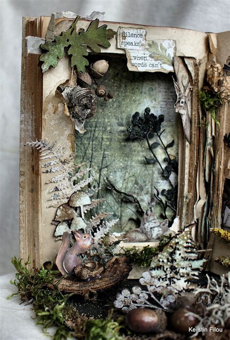 Scrapbook Dreams Altered Book In The Forest