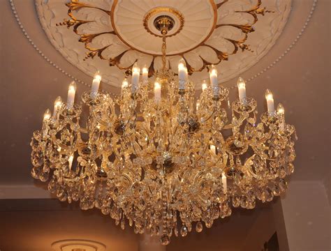 The Custom Made Maria Theresa Crystal Chandelier Made For Theater In