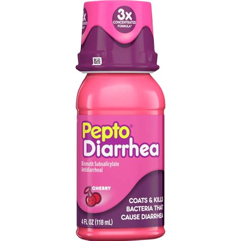Pepto Bismol Diarrhea Liquid Anti Diarrhea Medicine For Fast And