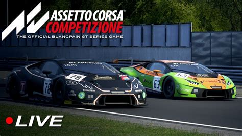 Assetto Corsa Competizione First Look And Impression Live Youtube