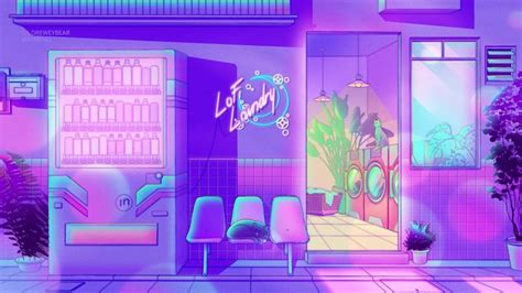 Lofi Laundry Shop Lofi Jazzhop Chill Mix In 2021 Anime Scenery