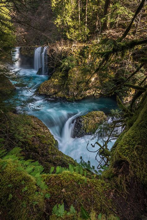 Columbia River Gorge Spirit Falls Photograph By Rick Dunnuck Fine Art