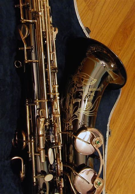 To his neighbors, mccall surely seems a good neighbor: Vintage Dave Guardala New York USA Black Lacquer Tenor ...