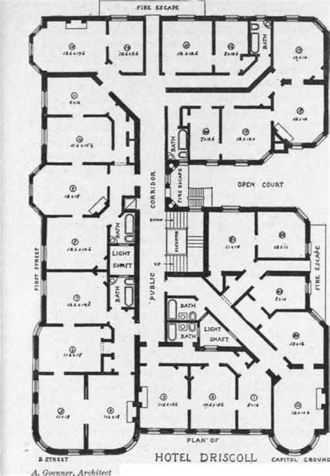 Architectural Floor Plans Of Hotels Two Birds Home