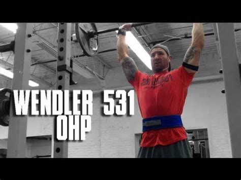 It is known for its challenging amount of volume. Beyond Wendler 531 C1W2 OHP and great triceps exercise ...