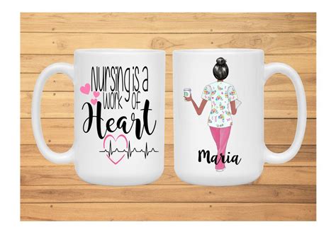 Nurse Mug, Personalized Nurse Mug, Nurse Gift, Nurse Birthday Gift, Nurse Christmas Gift, 15 Oz 