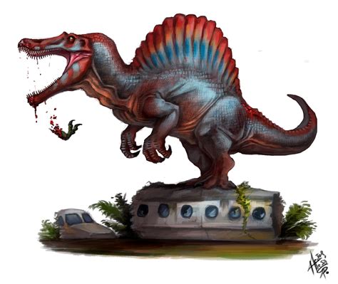 Artstation Spinosaurus Jurassic Park 3