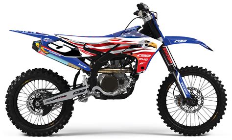 250cc no of cylinders : Kit déco West séries réplica Yamaha 250 YZF.