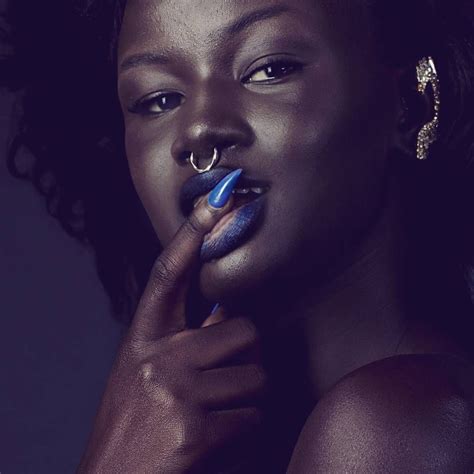 Model Khoudia Diop Spills Her Makeup Tips For Dark Skin Tones Dark