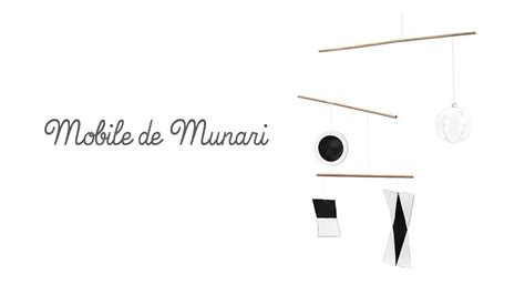 Mobile De Munari Tutoriel Alternative Montessori Officiel