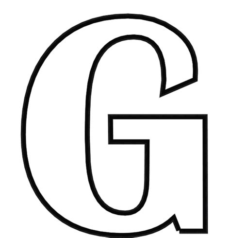 Letter G Coloring Pages Only Coloring Pages
