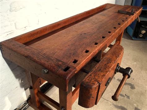 Vintage German Carpenter's Workbench for sale at Pamono