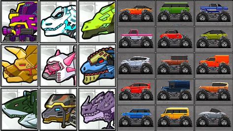 Monster Truck Crot Dino Robot Corps Full Game Play Youtube