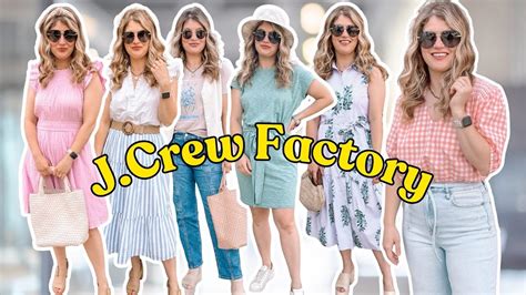 J.CREW FACTORY SPRING HAUL: Chic Affordable Fashion - YouTube