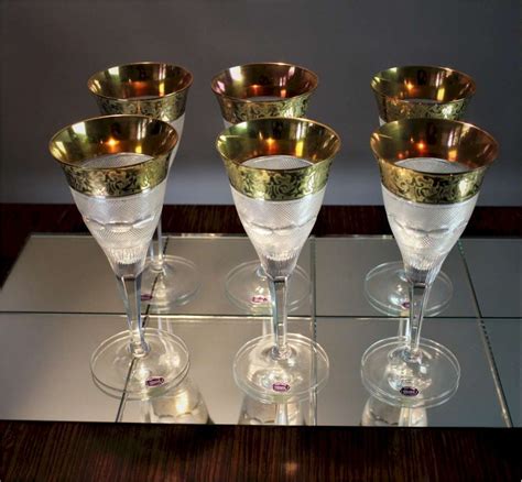 Moser Splendid Set Of Drinking Glasses Mid Century Objects Art Furniture