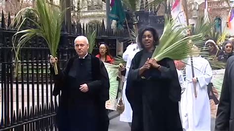 Christians Mark Start Of Holy Week With Palm Sunday