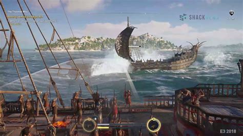 Assassins Creed Odyssey Naval Combat 4k Gameplay Youtube