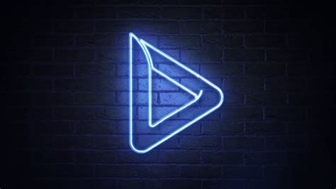 Neon Signboard Logo Reveal Youtube