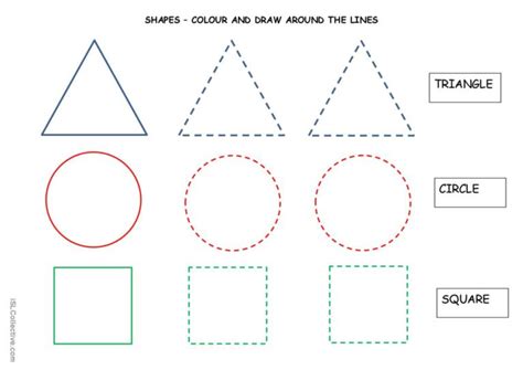 Colour And Draw Shapes English Esl Worksheets Pdf And Doc