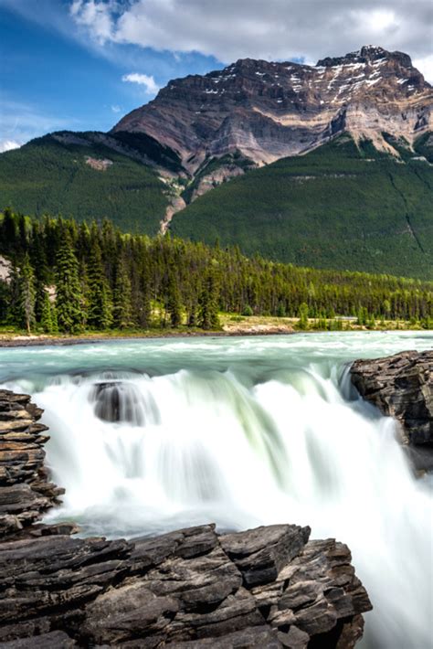 Athabasca Falls Canada Landscape Travel Around The World Landscape