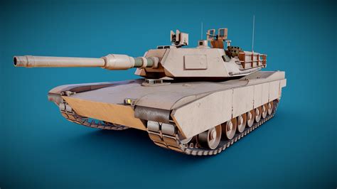 M1a2 Abrams Tank 3d Model Buy Royalty Free 3d Model By Air