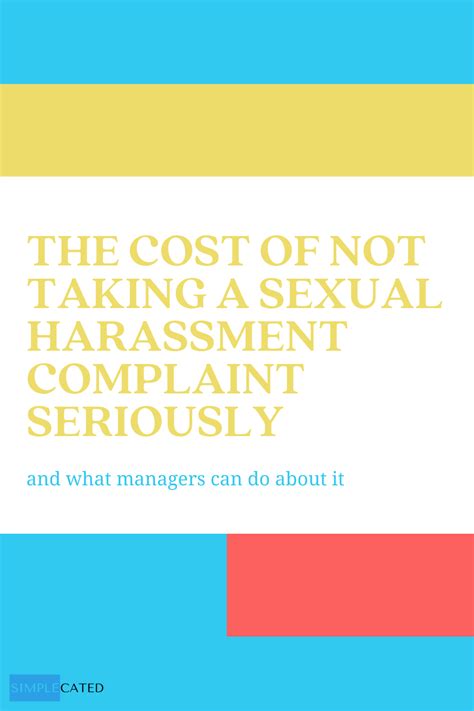 How Managers Should Address Sexual Harassment Complaints Simplecated