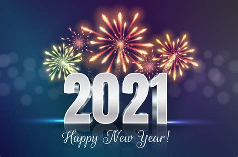 Our range of formal new year wishes the beautifully adorned greeting specifically designed for the new year are the best, and once you skim through the library for sure you would love. Premium Vector | Happy new year greeting card with 2021 ...