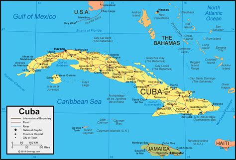 Cuba On World Map
