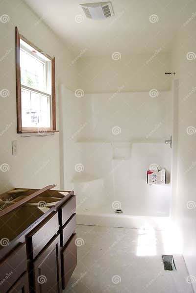 Unfinished Bathroom Stock Image Image Of Incomplete Window 4417467
