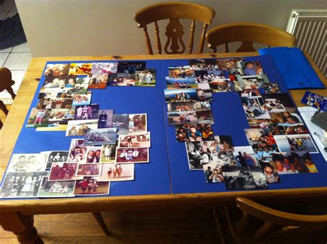 What is the best gift for 50th birthday? Photo montage for 50 th birthday | Geburtstag, Jubiläum ...