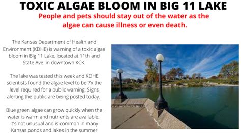 Kdhe Stay Out Of The Water At Big 11 Lake In Kck Due To Toxic Algae
