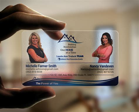 Modern Elegant Real Estate Agent Business Card Design For Sellstate Next Generation Realty By