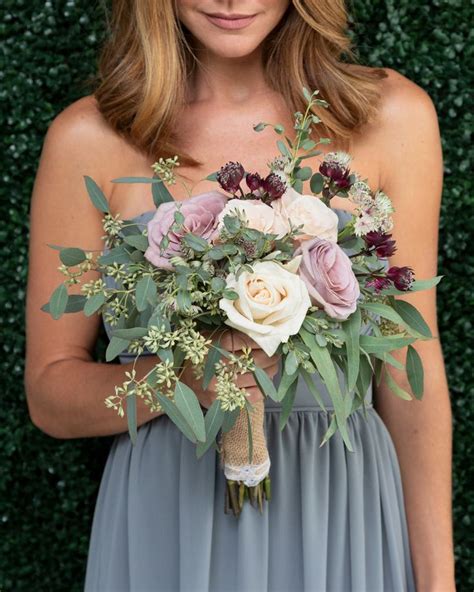Diy Wedding Flowers Crazy In Love Package Mauve Bouquets Diy