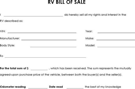 248 Bill Of Sale Form Free Download