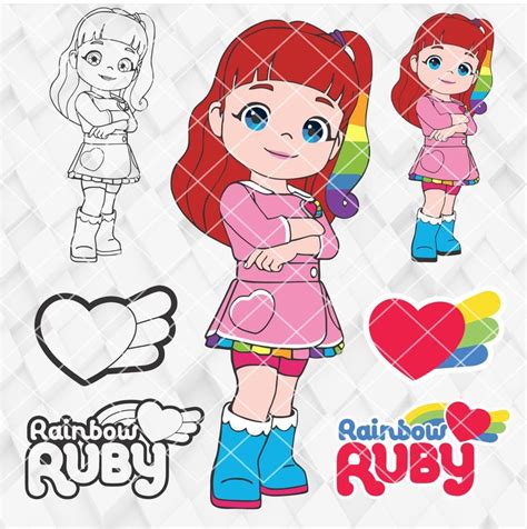 Rainbow Ruby Printable Coloring Pages Claud Arellano
