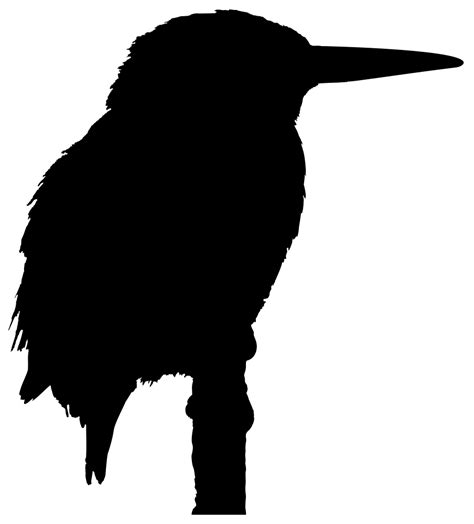 Onlinelabels Clip Art Large Beaked Bird Silhouette