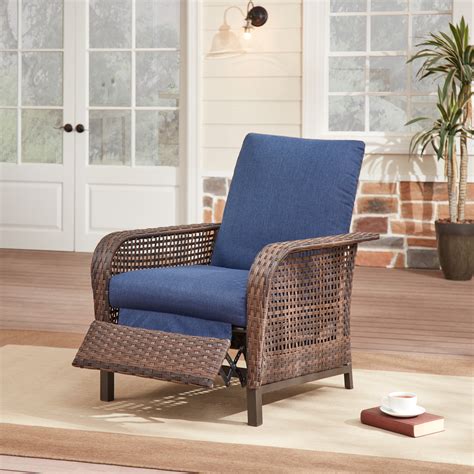 Mainstays Tuscany Ridge Outdoor Reclining Chair Multiple Colors