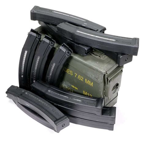 12 Pack Of Mp5 30rd 9mm Magazines In A Usgi Ammo Can Can Combo