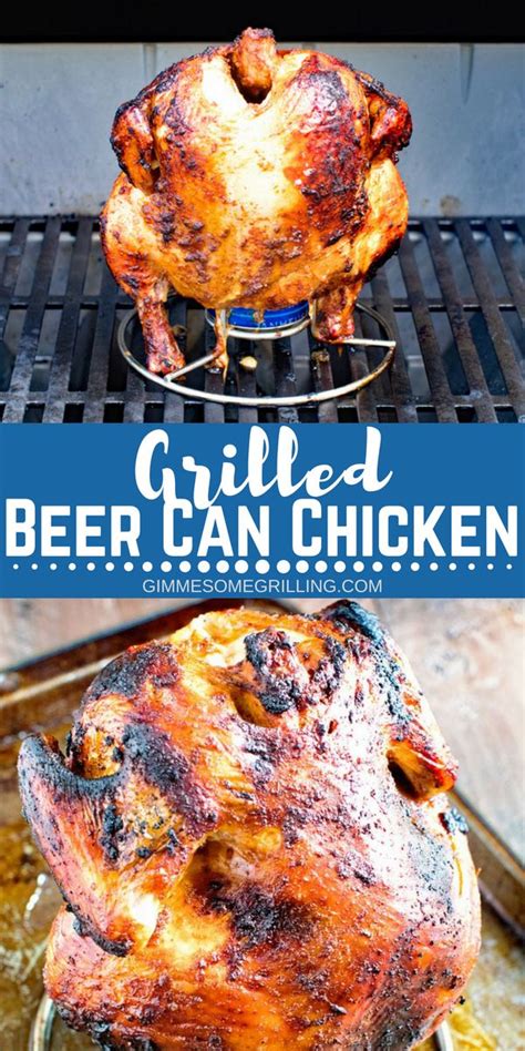 this delicious juicy beer can chicken on your grill is so easy plus it s great to make on the