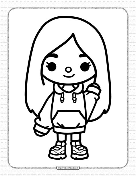 Printable Toca Life Coloring Pages Updated 2023