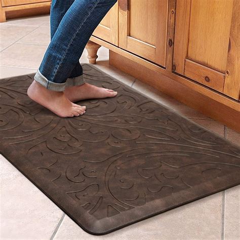 Kmat Kitchen Mat Cushioned Anti Fatigue Floor Mat Waterproof Non Slip