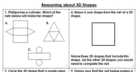 Year 5 Reasoning About 3d Shapes Lesson Classroom Secrets Classroom