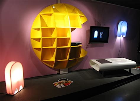 Milan Design Week Pac Man Bookshelf Ghost Lamps Zoomata