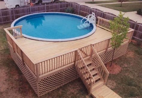 10 Round Pool Deck Designs