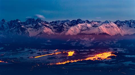 3840x1600 Tatra Mountains Ski Resort 3840x1600 Resolution Wallpaper Hd
