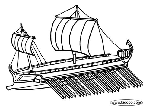 Download or print this amazing coloring page: Roman Ship coloring page | Coloring pages, Colorful ...