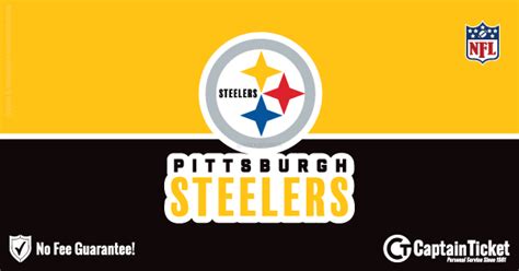 Check out our nfl tickets selection for the very best in unique or custom, handmade pieces from our invitations shops. Pittsburgh Steelers Tickets Cheap With No Fees | Captain ...
