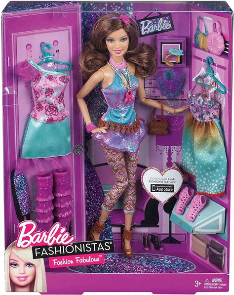 Barbie Fashionistas Fashion Fabulous Doll Purple Dolls Amazon Canada Barbie Fashionista