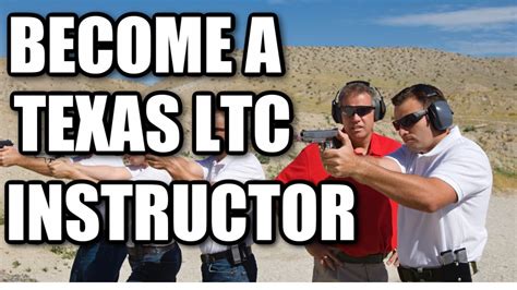 Once you are on your way to becoming a firearms instructor we hope you will consider working with bc the cfo will make the determination as to how many instructors will be designated per area. How To Become a Texas License To Carry Instructor - YouTube