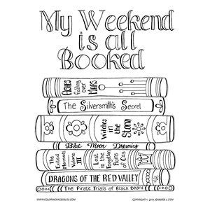 Great Novels Coloring Page